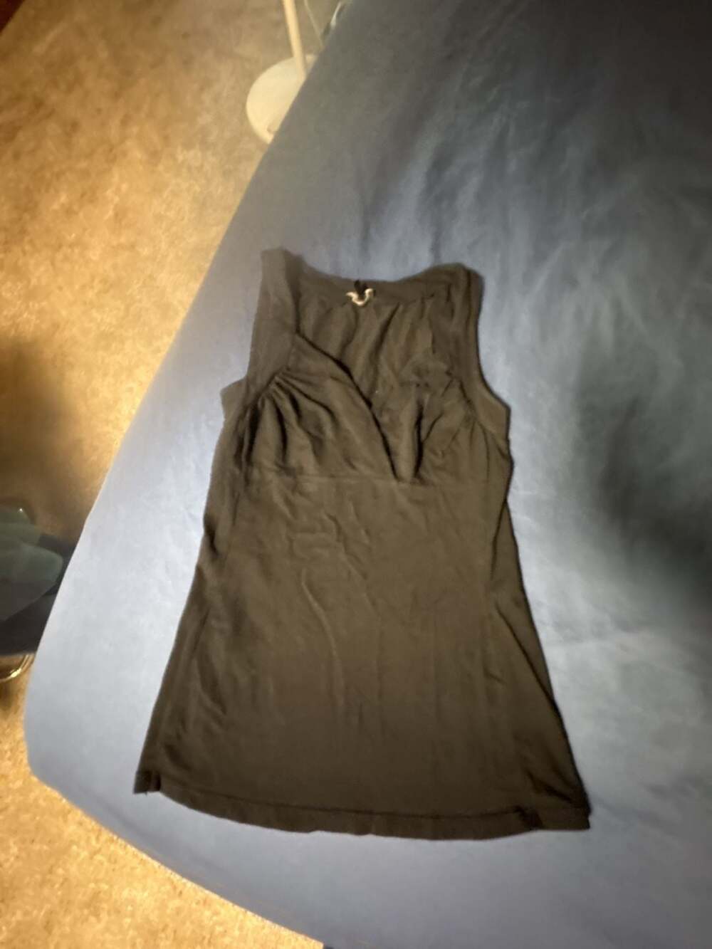 Express Tank Top Size S Black Surplice Neck Sleeveless